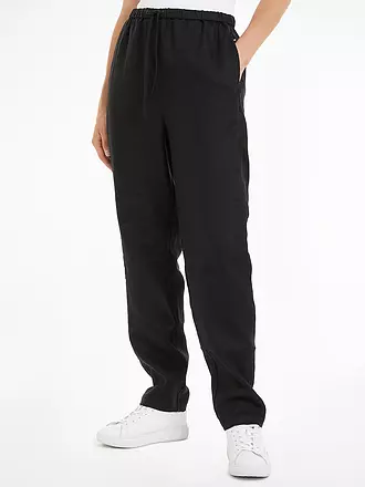 TOMMY HILFIGER | Leinenhose Jogging Fit | 
